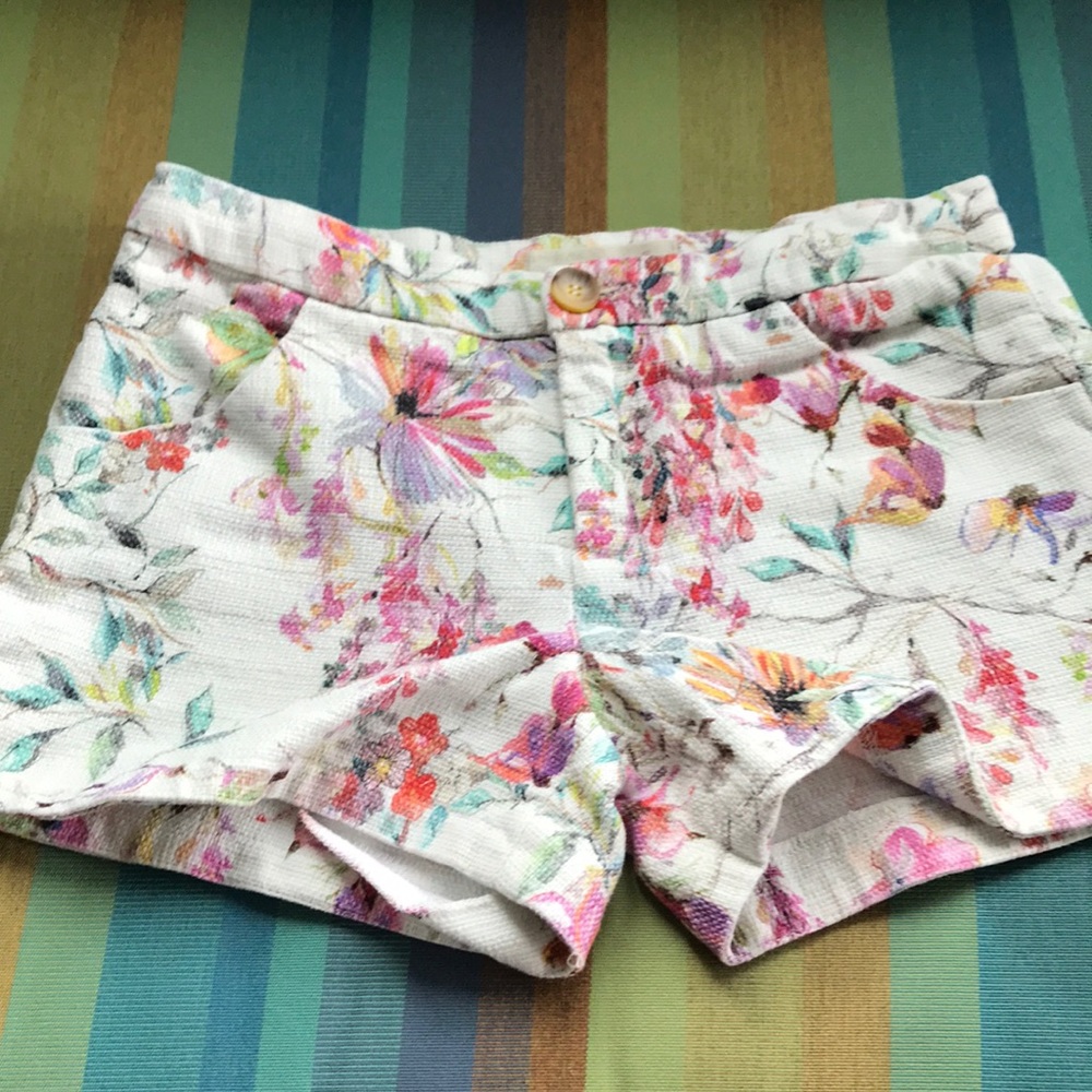 Zara Flora Shorts